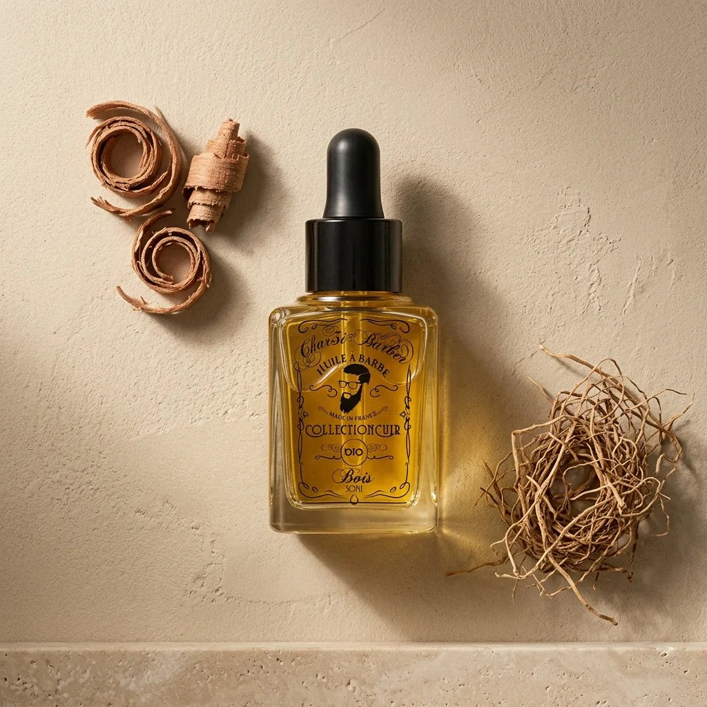 Huile à barbe purifiante ZAYT sans alcool pour réguler le sébum