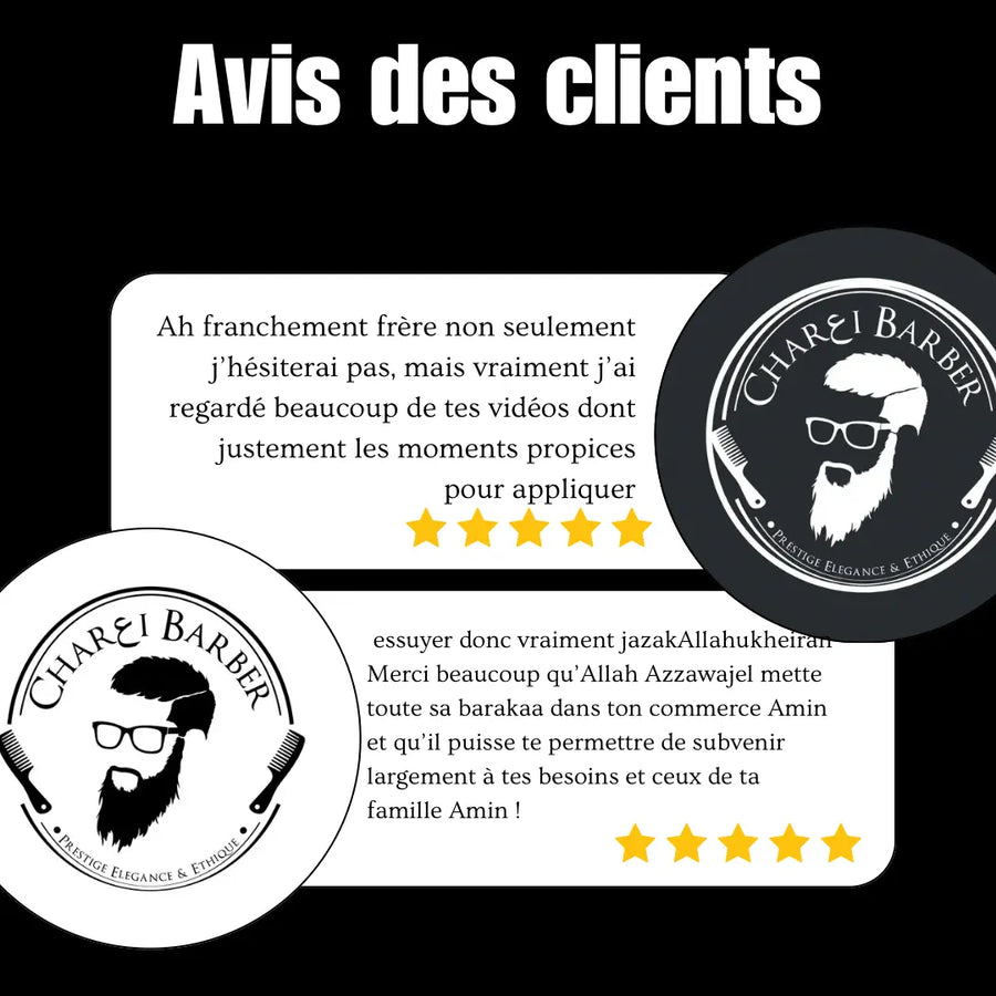 Avis client Char3i Barber