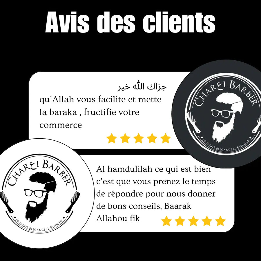 Avis client Char3i Barber