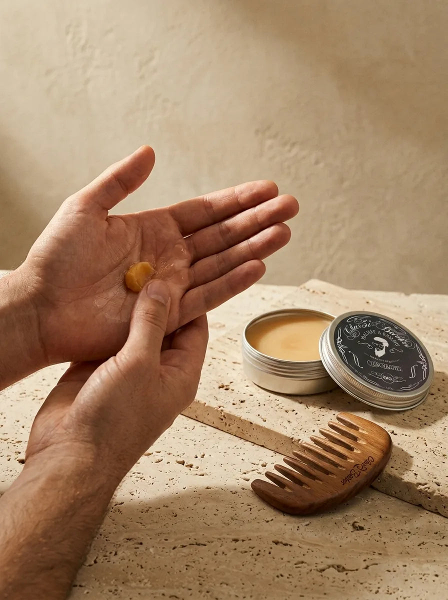 Baume à Barbe Nourrissant au Beurre de Karité Bio - SABR — Soin Barbe Halal Char3i Barber (3)