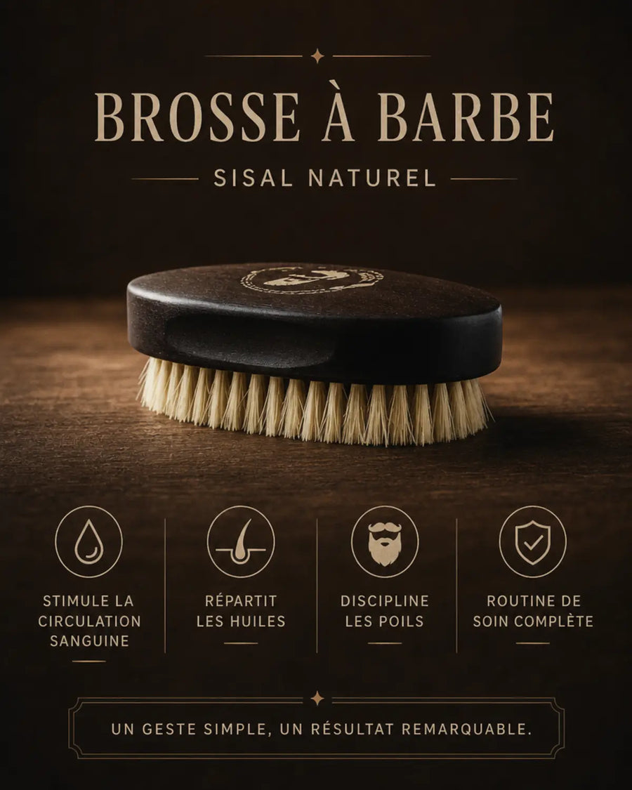 Brosse à Barbe de Finition en Poils Naturels — YADAN — Soin Barbe Halal Char3i Barber (3)