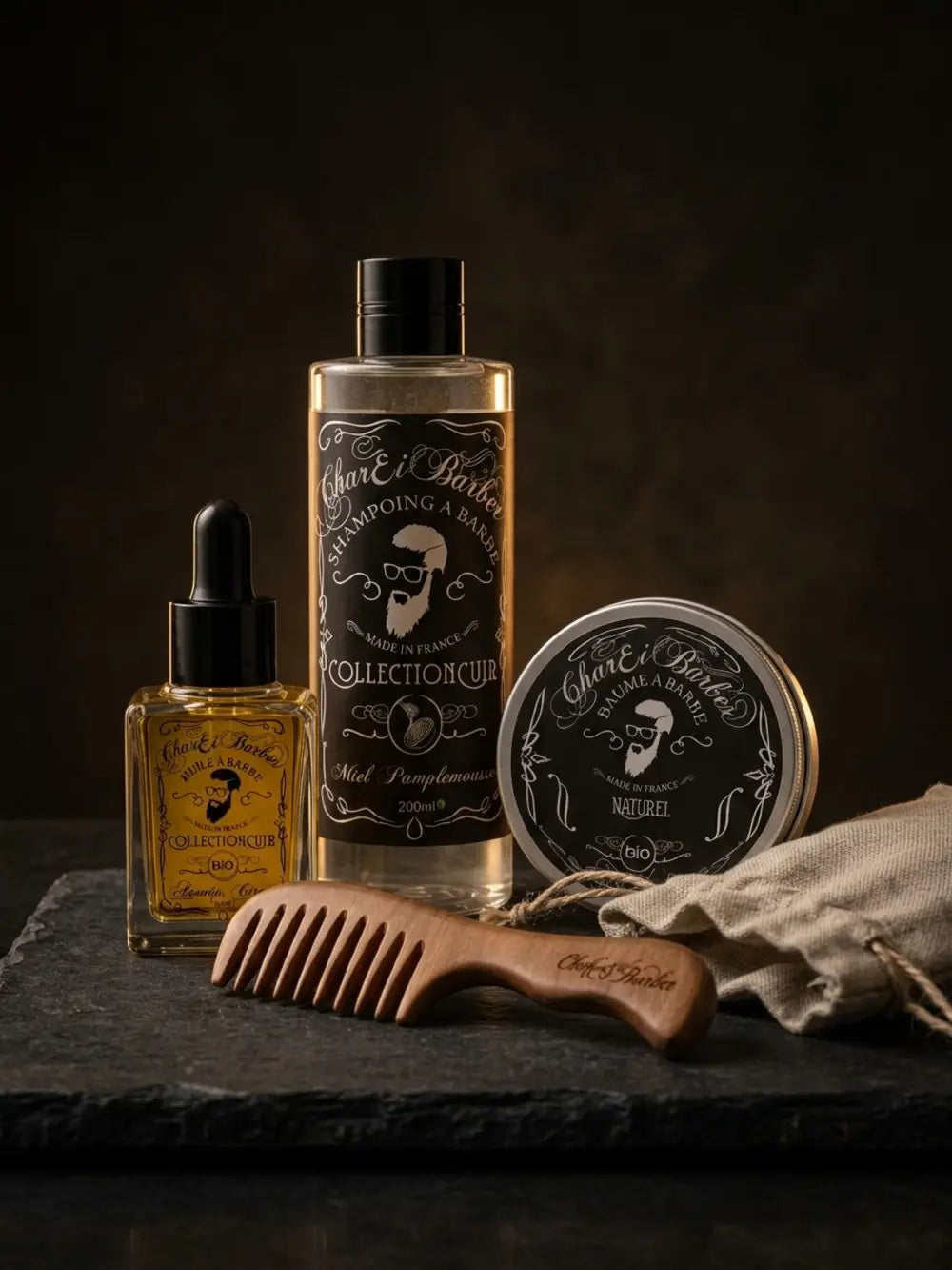 Coffret Soin Barbe au Ricin — Pack AL WAQAAR