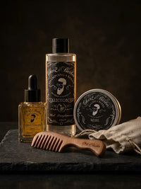 Coffret Soin Barbe au Ricin — Pack AL WAQAAR — Soin Barbe Halal Char3i Barber (2)