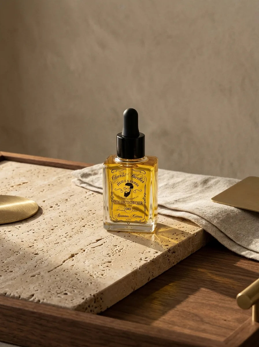 Huile à Barbe Bio au Ricin Parfumé — ZAYT — Soin Barbe Halal Char3i Barber (2)