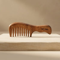 Peigne à Barbe SIHAAM en Bois de Santal Doré — Char3i Barber
