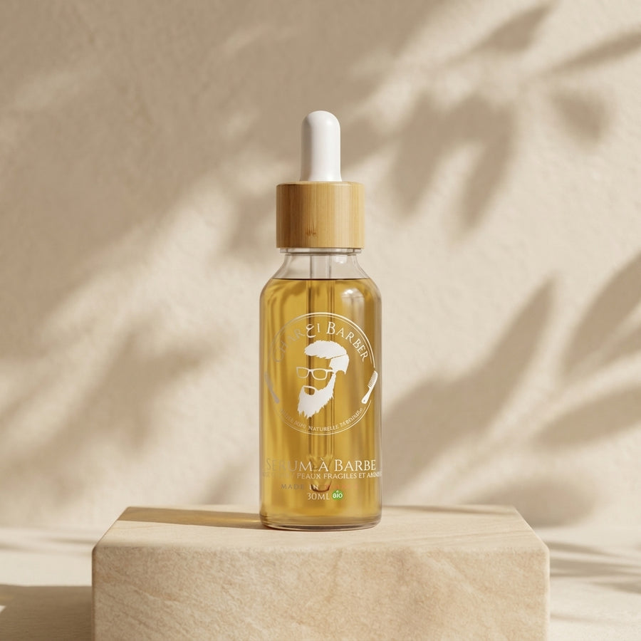 Flacon Sérum Pousse Barbe Bio QUWWA 30ml — Char3i Barber