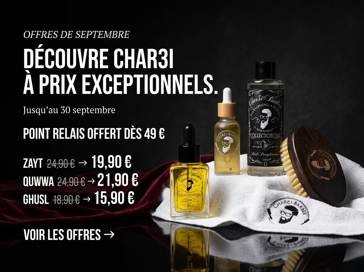 Offres de septembre Char3i — prix exceptionnels jusqu’au 30 septembre