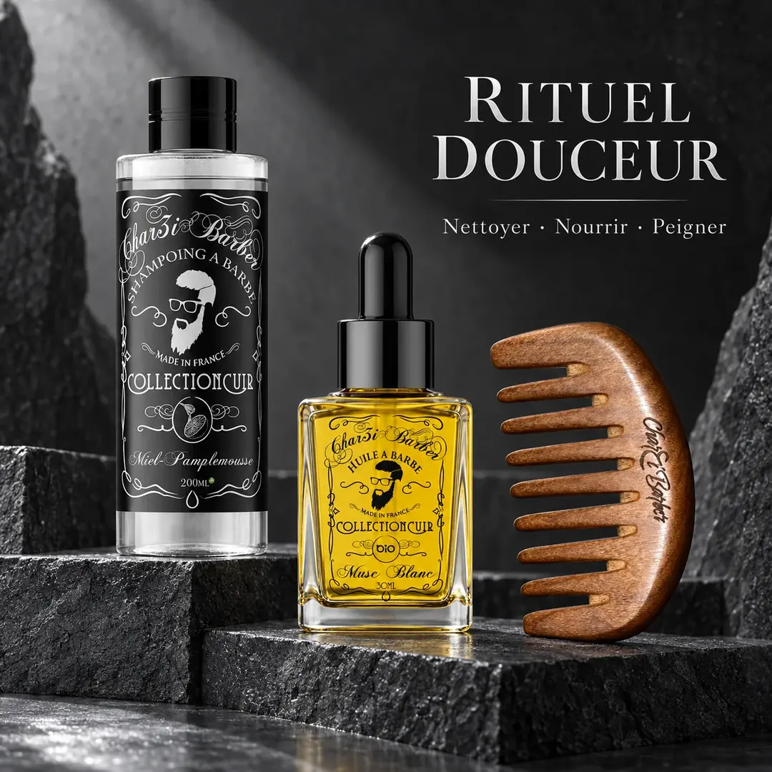 Rituel Douceur — routine Char3i Barber
