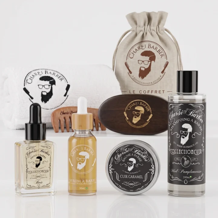Coffret Complet Char3i Barber avec soins et accessoires